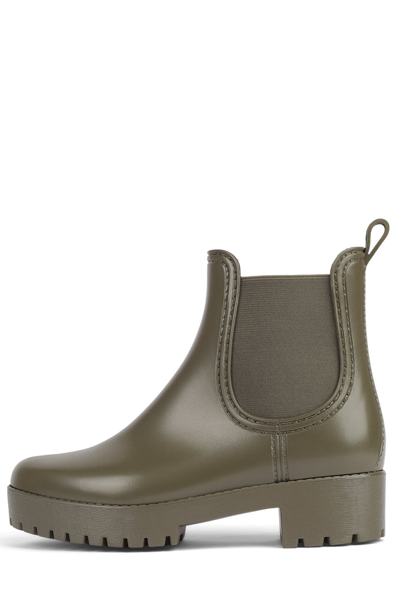 Jeffrey Campbell Cloudy Women's Rain Boots Brown | RLOKJUQ-69