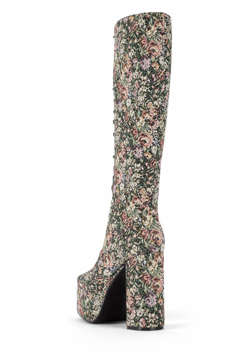 Jeffrey Campbell Cloved-Lu Women's Platform Boots Multicolor | SJVPZUG-52