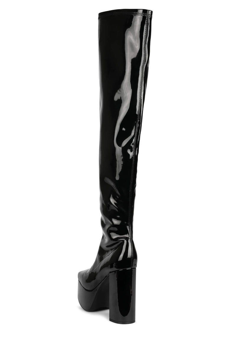 Jeffrey Campbell Cloved-Ok Women's Knee High Boots Black | VGXQWRO-36