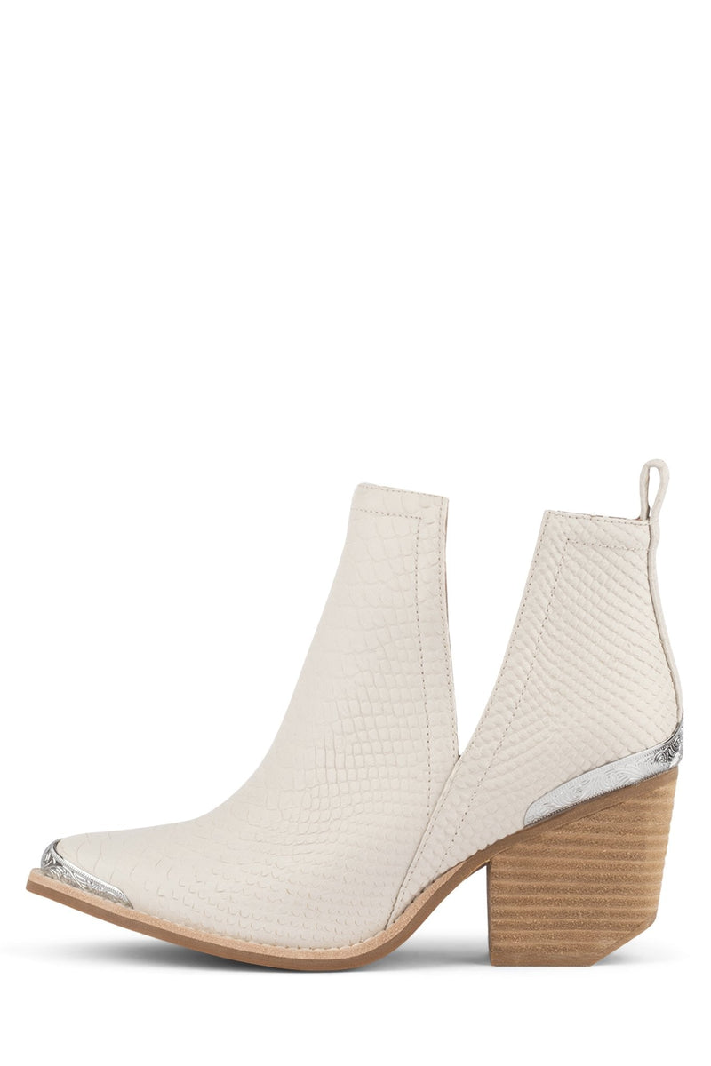 Jeffrey Campbell Cromwell Women\'s Western Boots White | DHOKMWT-08