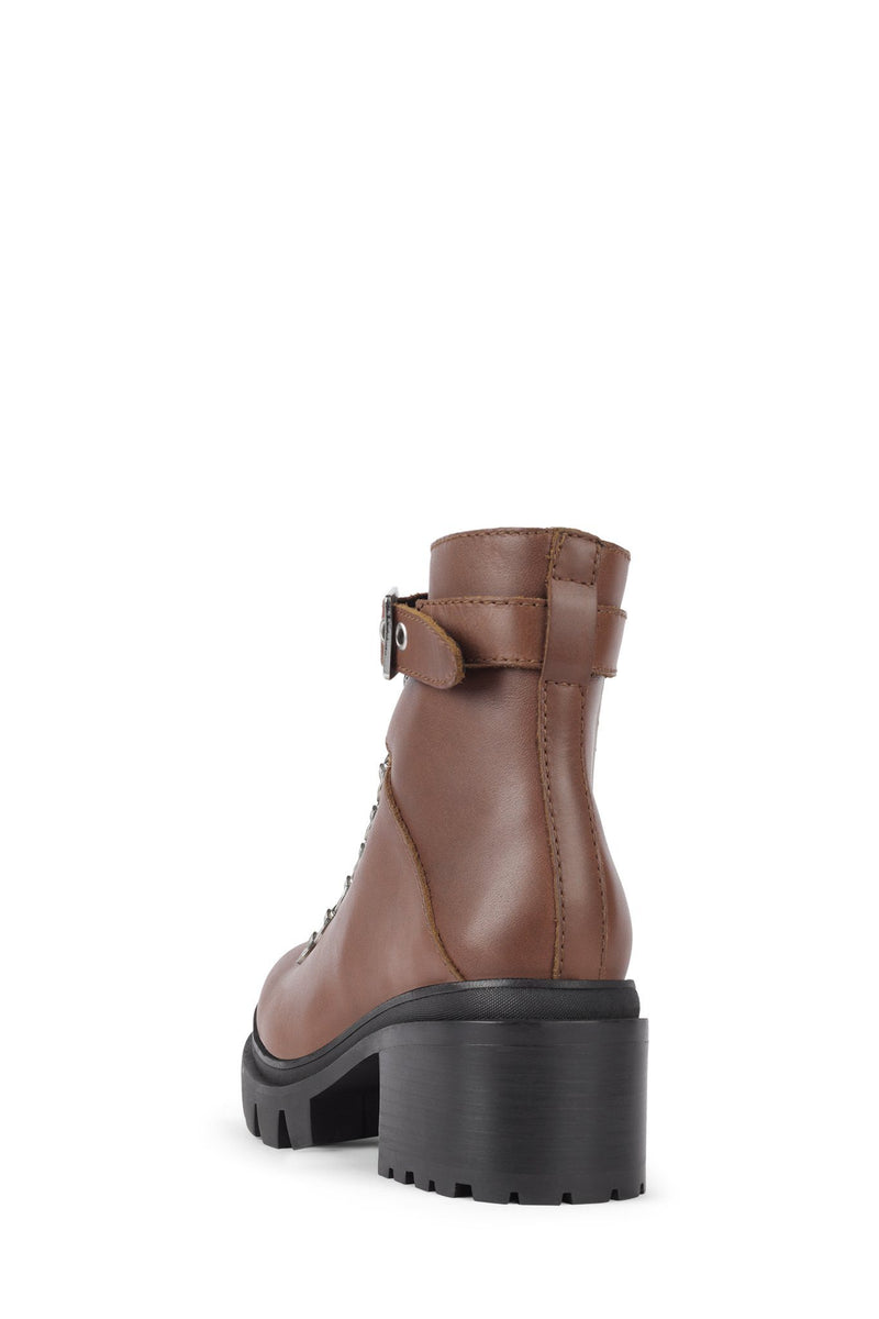 Jeffrey Campbell Czech Women's Ankle Boots Brown | UWMXPZF-71