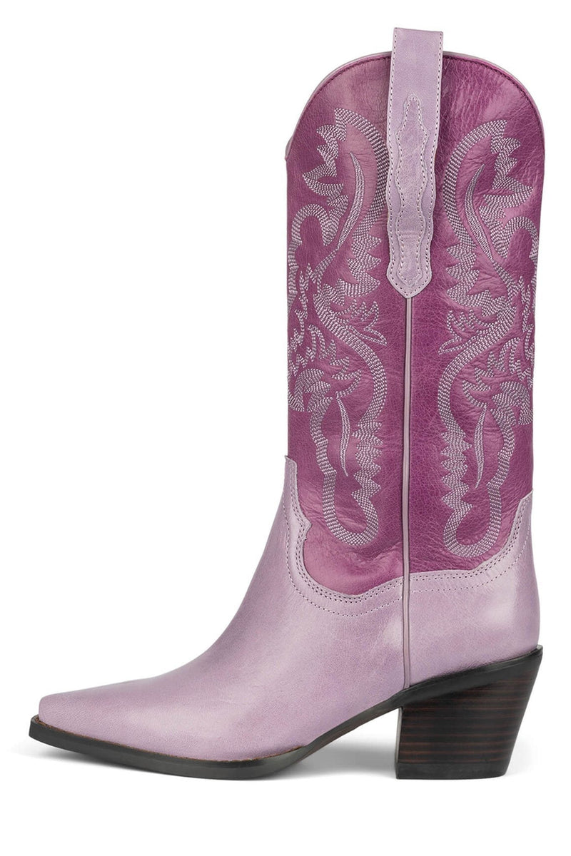 Jeffrey Campbell Dagget-Cb Women\'s Western Boots Purple | FCEAOTR-46