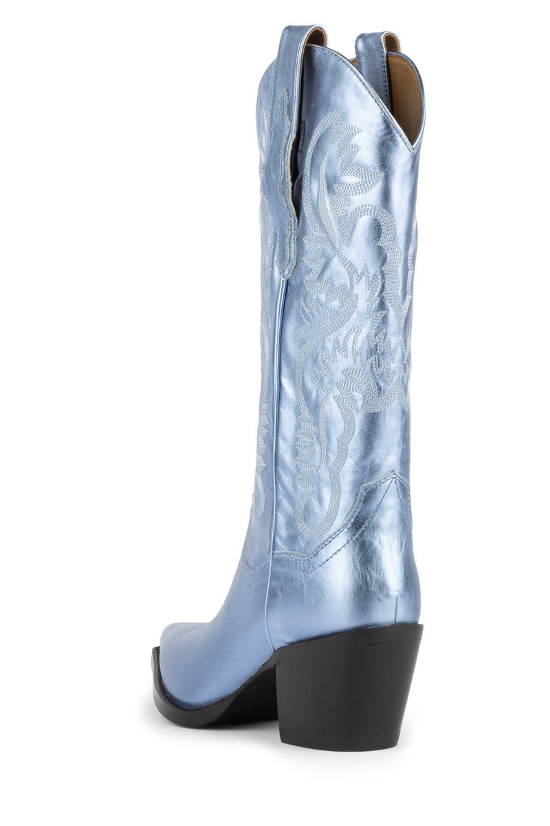 Jeffrey Campbell Dagget Women's Western Boots Light Blue | SXOIQRF-19