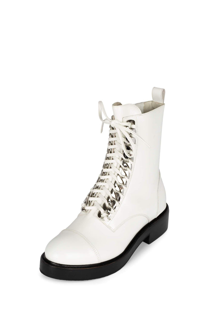 Jeffrey Campbell Damon-2h Women's Ankle Boots White | KIQVBWO-14