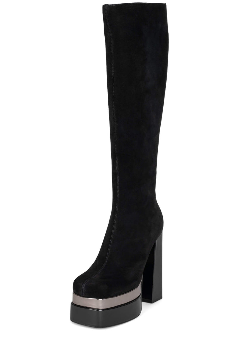 Jeffrey Campbell Dancerama Women's Knee High Boots Red | BLZKPVX-57