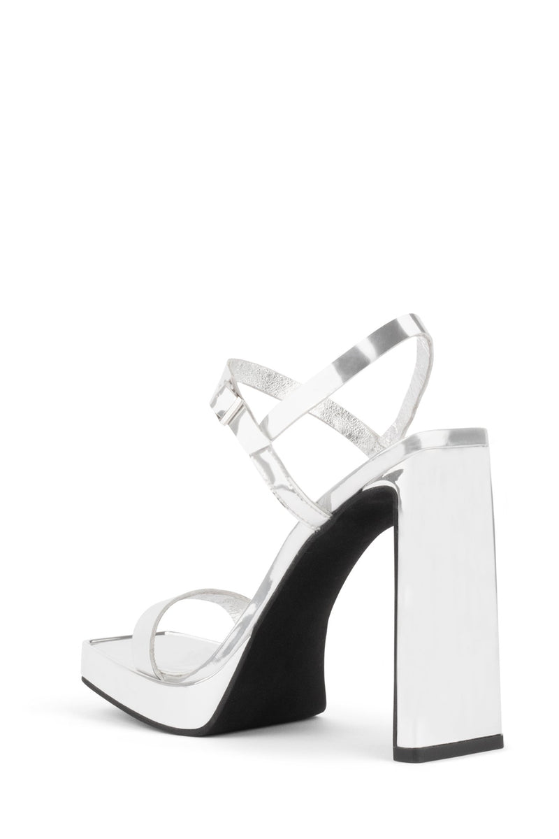 Jeffrey Campbell Danceria-2 Women's Heels Silver | GWKTMHC-10