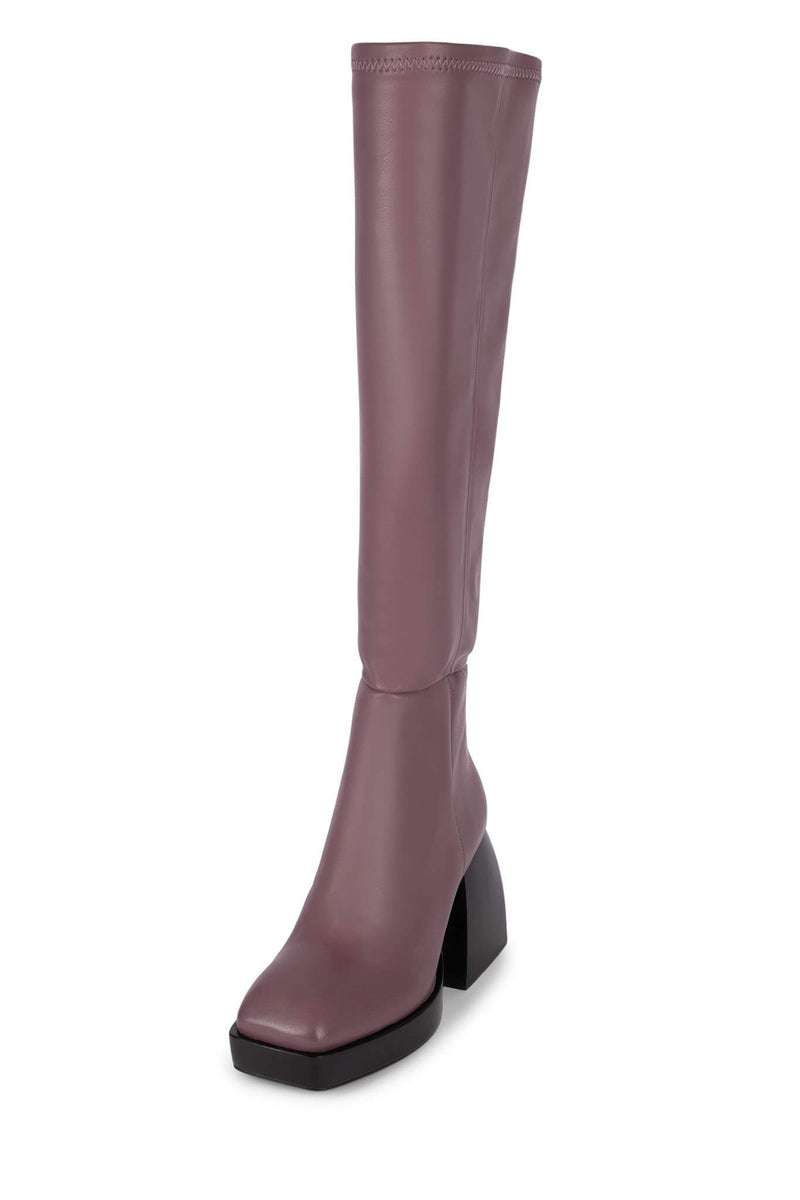 Jeffrey Campbell Dauphin Women's Knee High Boots Purple | VLIBUOJ-97