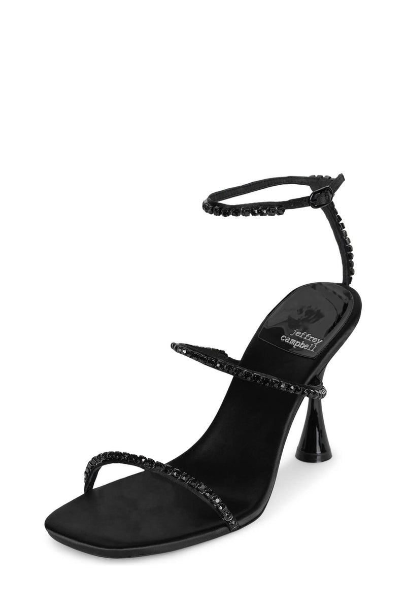 Jeffrey Campbell Demonica Women's Heels Black | MKWJQIO-47