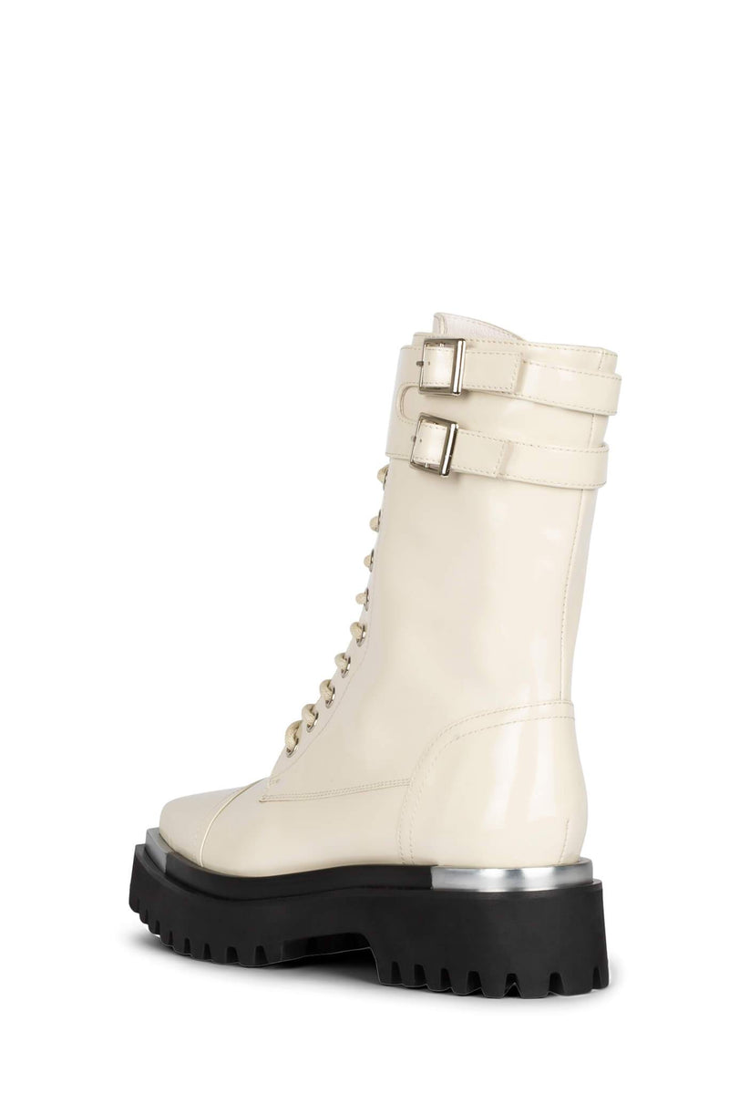 Jeffrey Campbell Devotes Women's Ankle Boots White | KZDJPWE-89