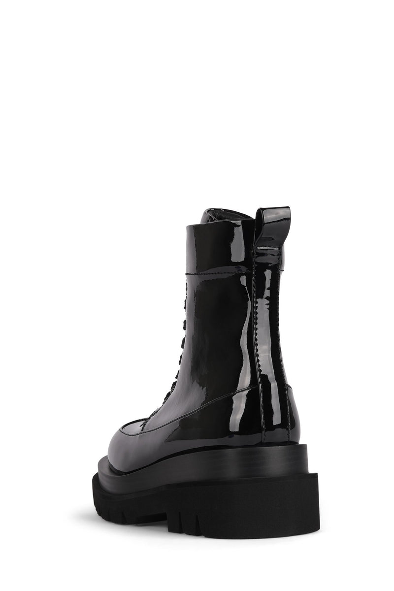 Jeffrey Campbell Diabol-Lo Women's Rain Boots Black | LMOQVND-89