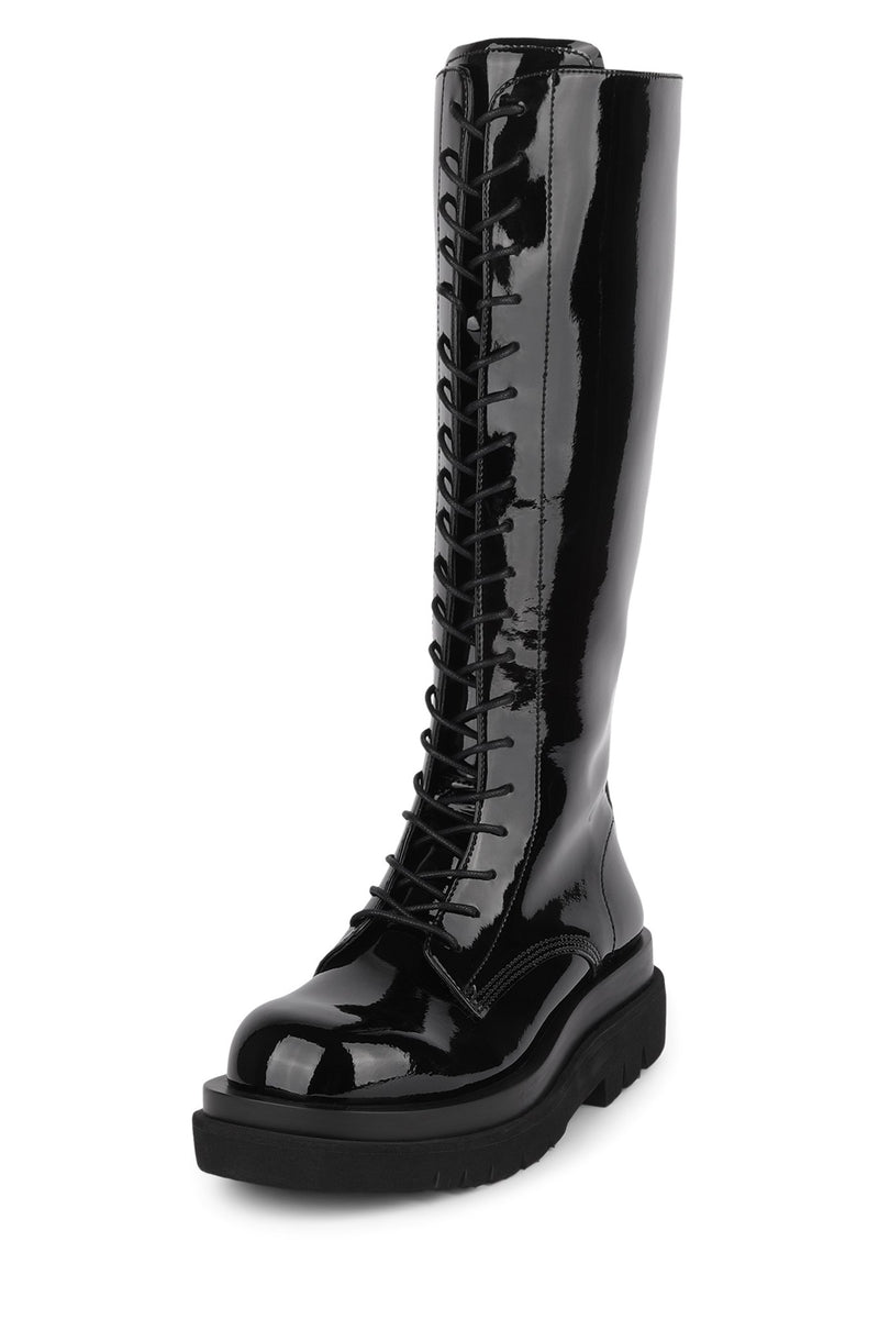 Jeffrey Campbell Diabol Women's Knee High Boots Black | QLSAYMH-26