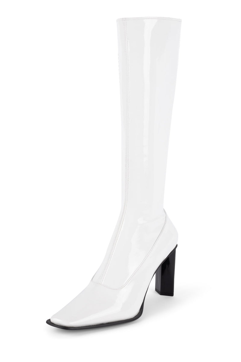 Jeffrey Campbell Elodie Women's Knee High Boots White | KAMFWTY-51