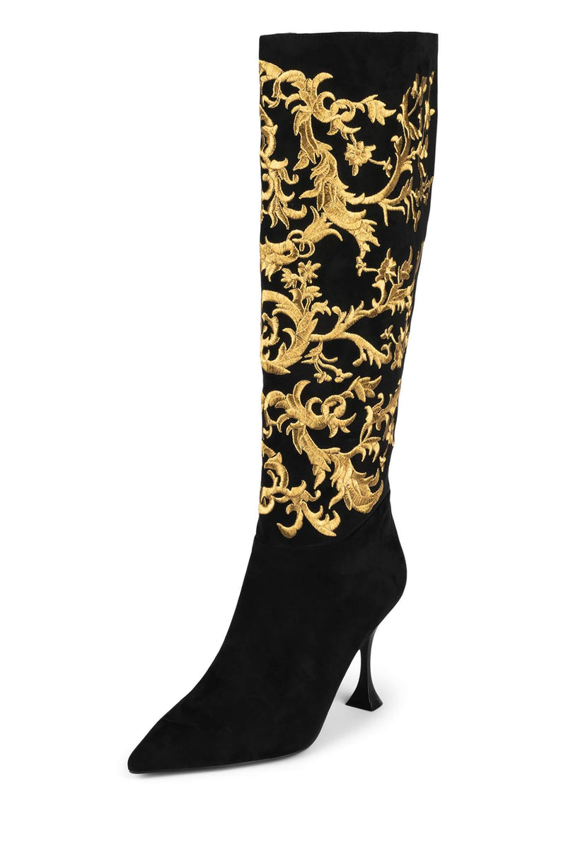 Jeffrey Campbell Eminence Women's Knee High Boots Black | GLPXHIO-91