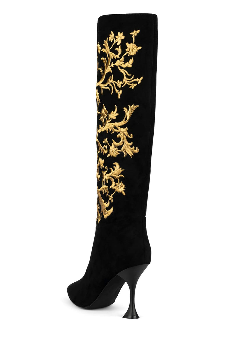 Jeffrey Campbell Eminence Women's Knee High Boots Black | GLPXHIO-91