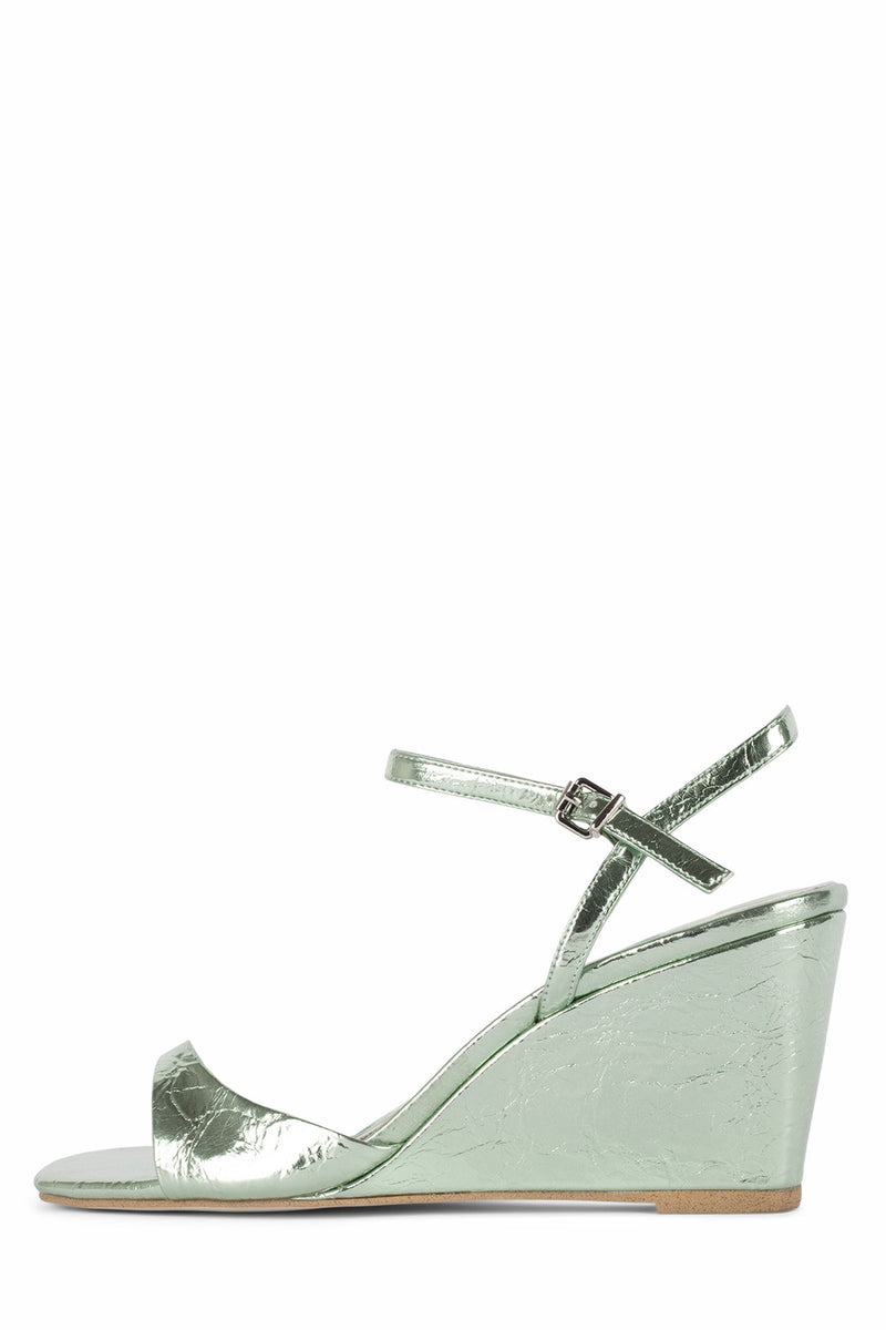 Jeffrey Campbell Entree Women\'s Wedges Green | ZCOHSEM-26