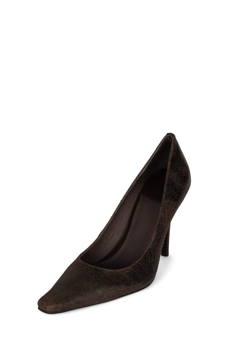 Jeffrey Campbell Evelie Women's Heels Shoes Brown | RGOWLDT-01