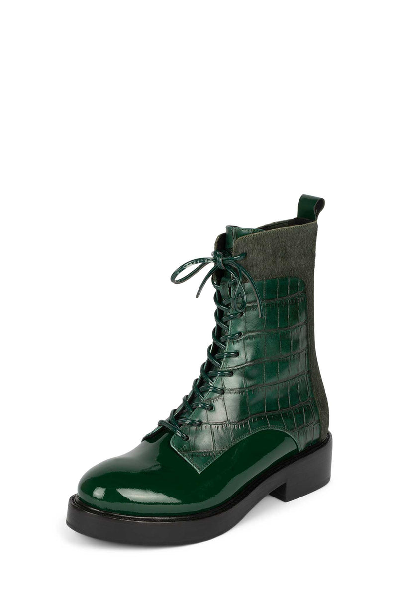 Jeffrey Campbell Fischer-Hf Women's Ankle Boots Green | AOUFPRE-81