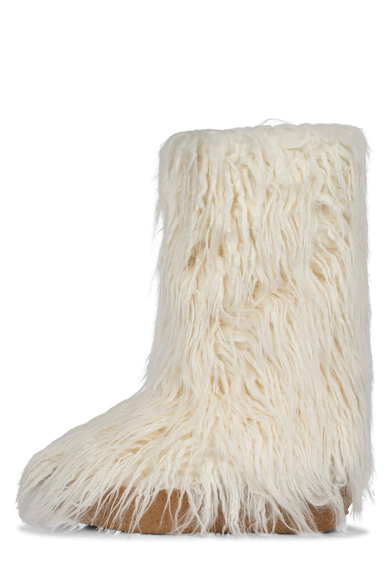 Jeffrey Campbell Fluffy Women's Knee High Boots Pink | NIUPAMO-59