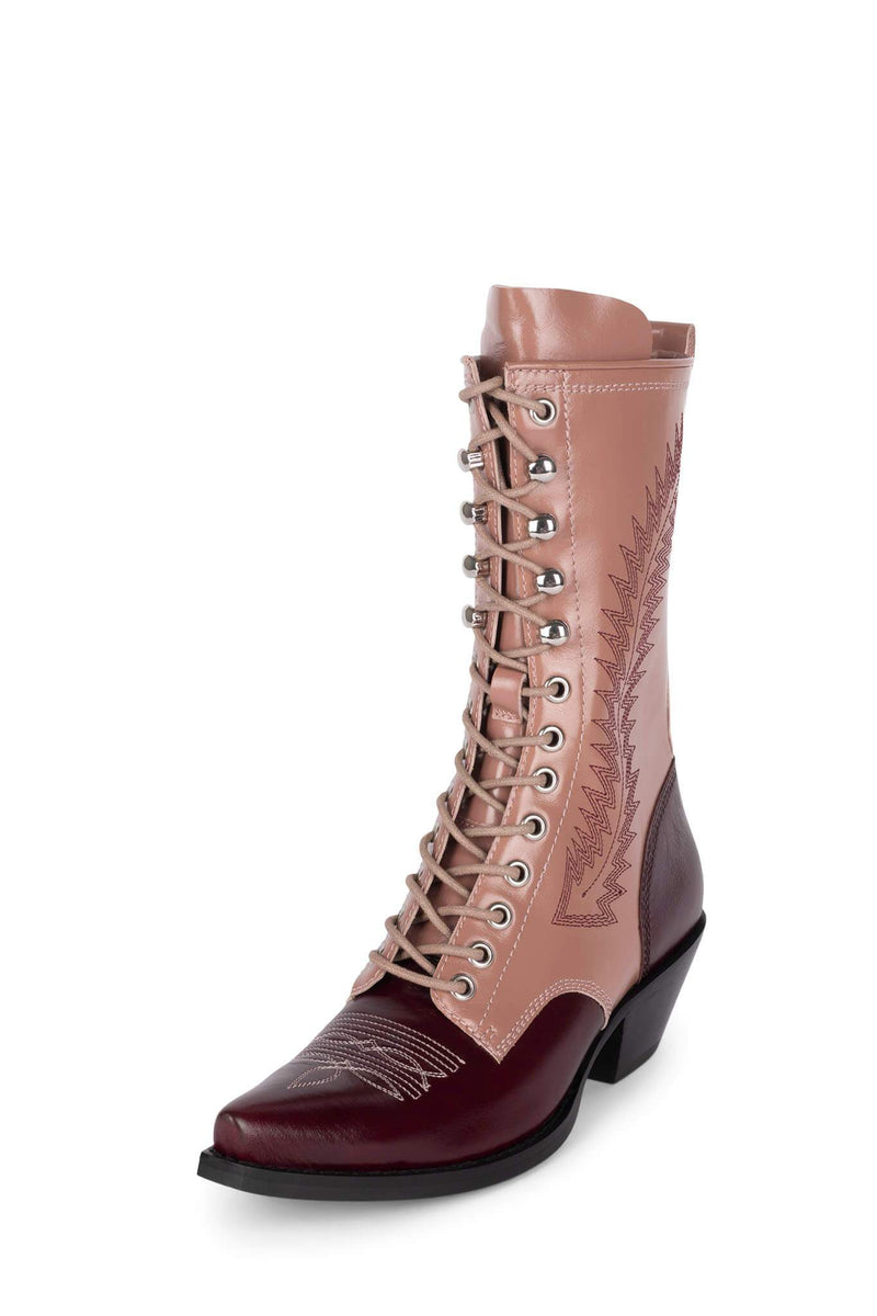 Jeffrey Campbell Gitty-Up Women's Ankle Boots Brown | XLGQEHY-65