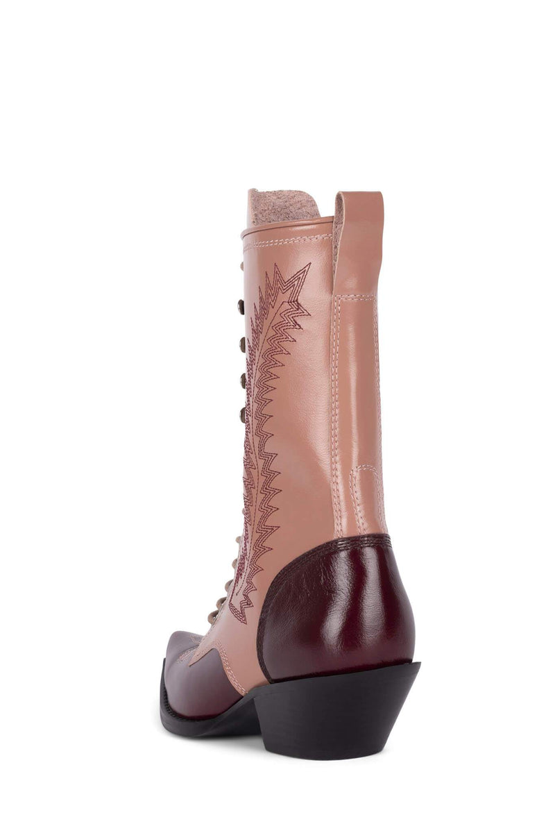 Jeffrey Campbell Gitty-Up Women's Ankle Boots Brown | XLGQEHY-65