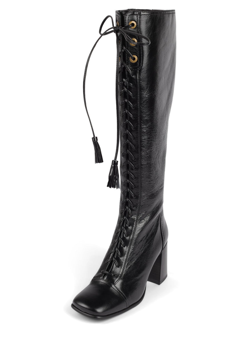 Jeffrey Campbell Hunts-Kh Women's Knee High Boots Black | LXHRBEO-91