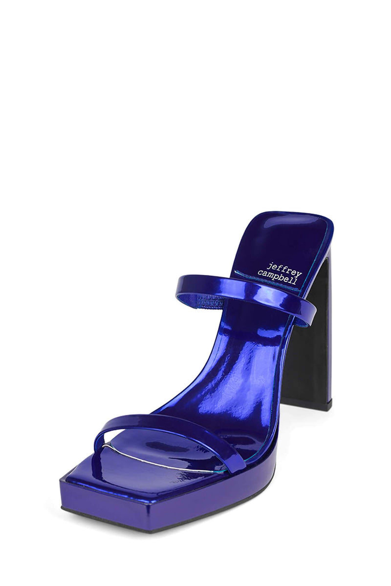 Jeffrey Campbell Hustler Women's Heels Blue | JKVHUEW-46