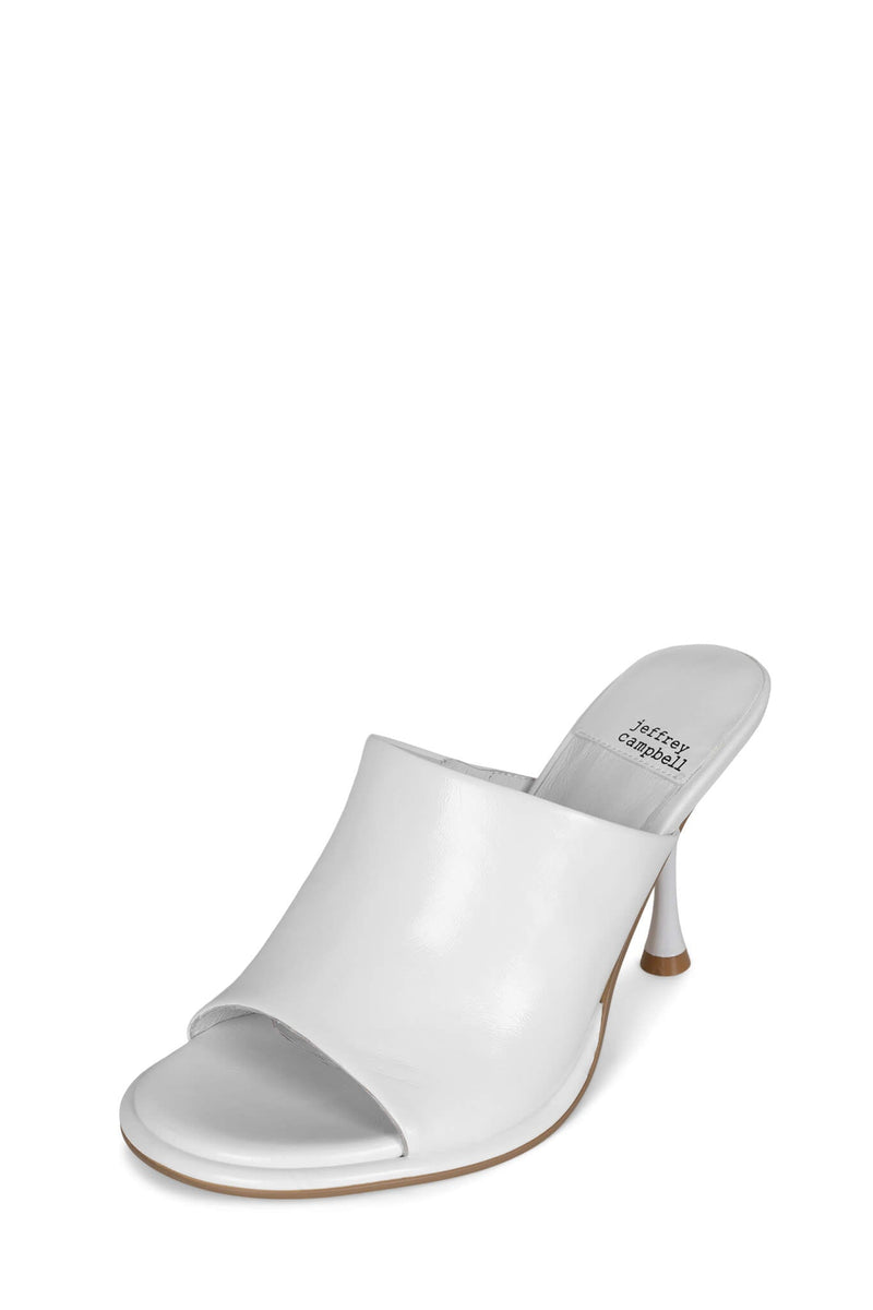 Jeffrey Campbell Implicit Women's Heels White | JZPHCWX-19