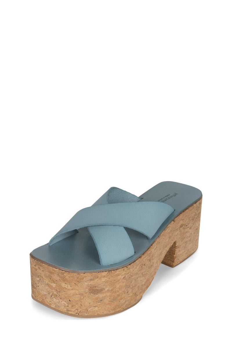 Jeffrey Campbell Itzelia Women's Platform Sandals Light Blue | KJLBHRW-75