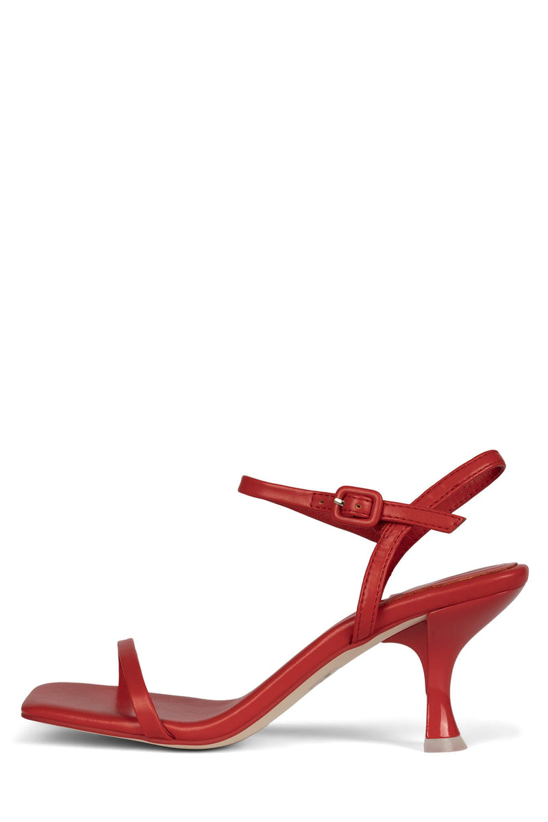 Jeffrey Campbell Jerrod Women\'s Heels Red | KPLBHCM-83