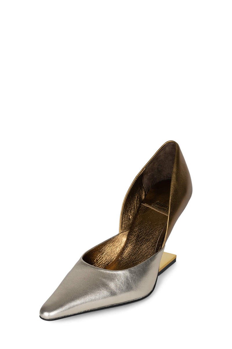 Jeffrey Campbell Juliette Women's Heels Shoes Gold | ARFTXDZ-12