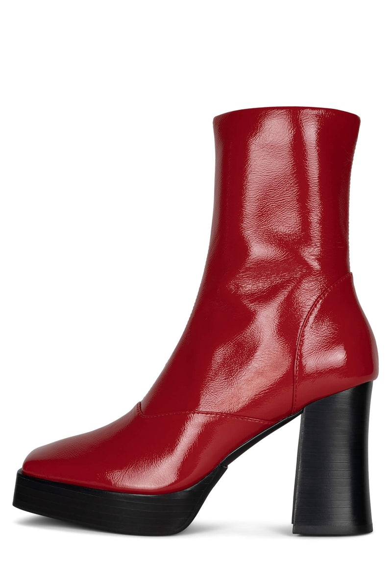 Jeffrey Campbell Kalopsia Women\'s Ankle Boots Red | VAGKILB-70