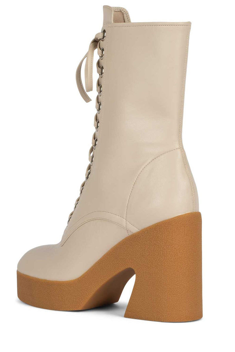 Jeffrey Campbell Kartini-Lu Women's Ankle Boots Beige | UJOPLXW-12