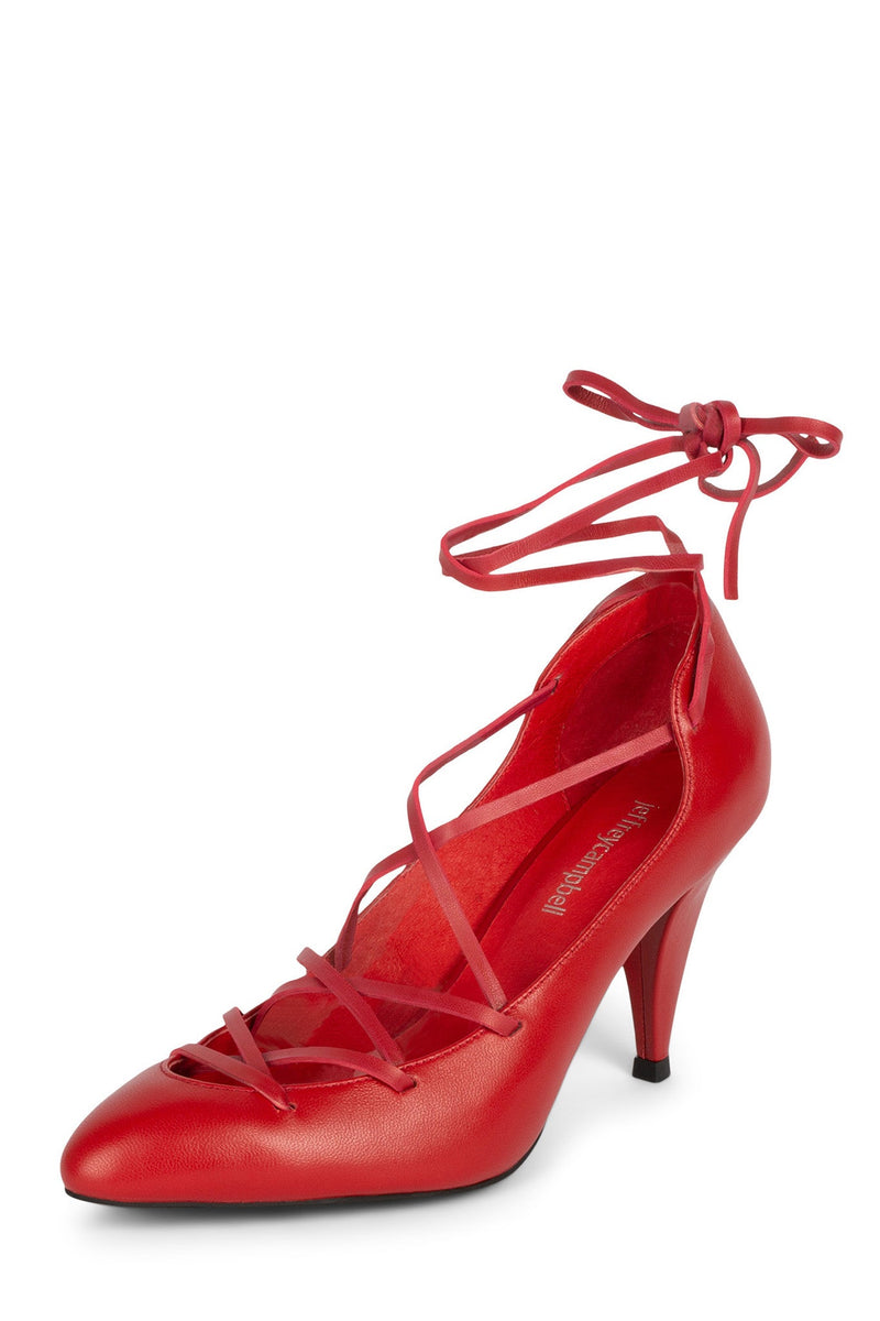 Jeffrey Campbell Kreuger Women's Heels Shoes Red | YBAKTJM-35