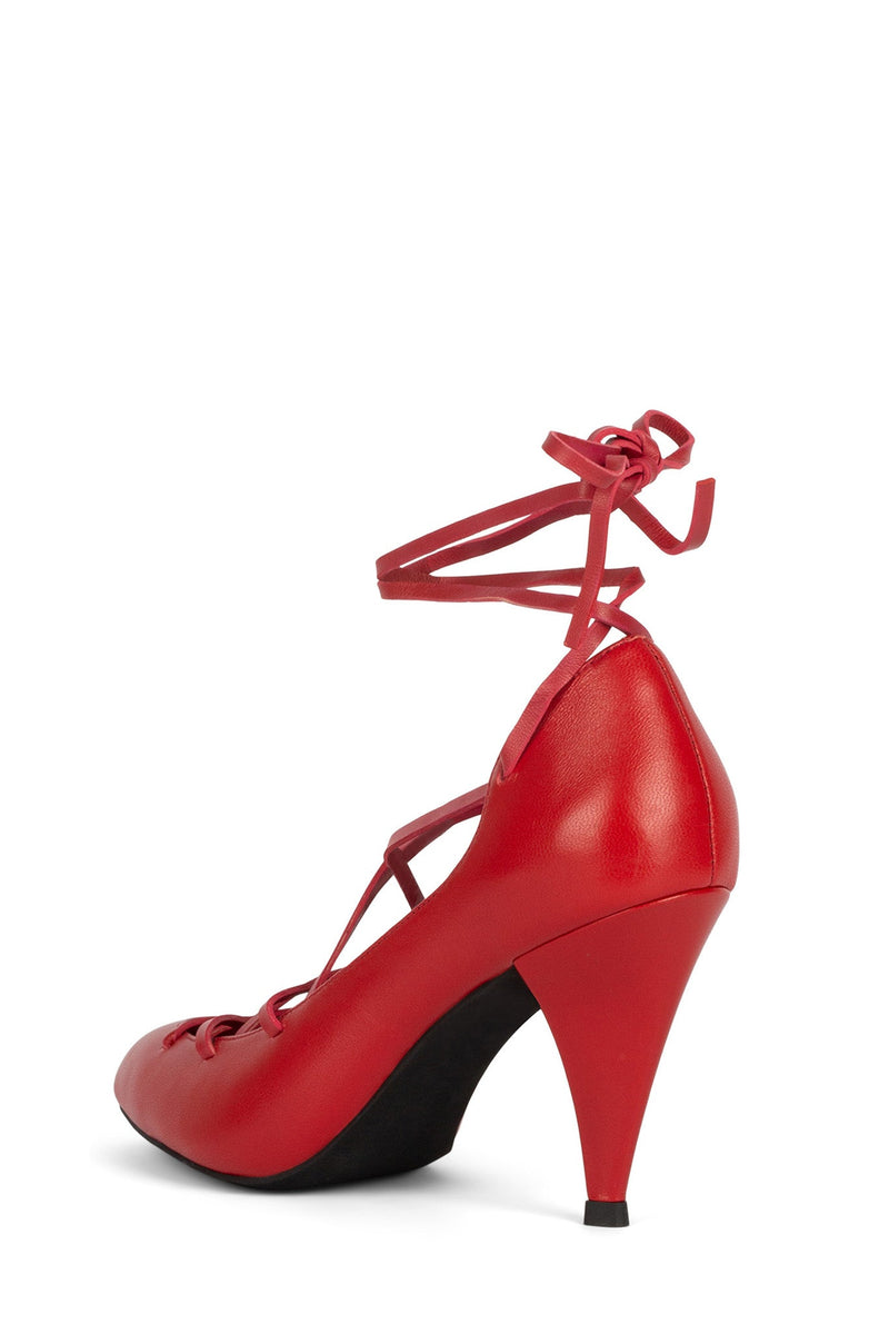 Jeffrey Campbell Kreuger Women's Heels Shoes Red | YBAKTJM-35