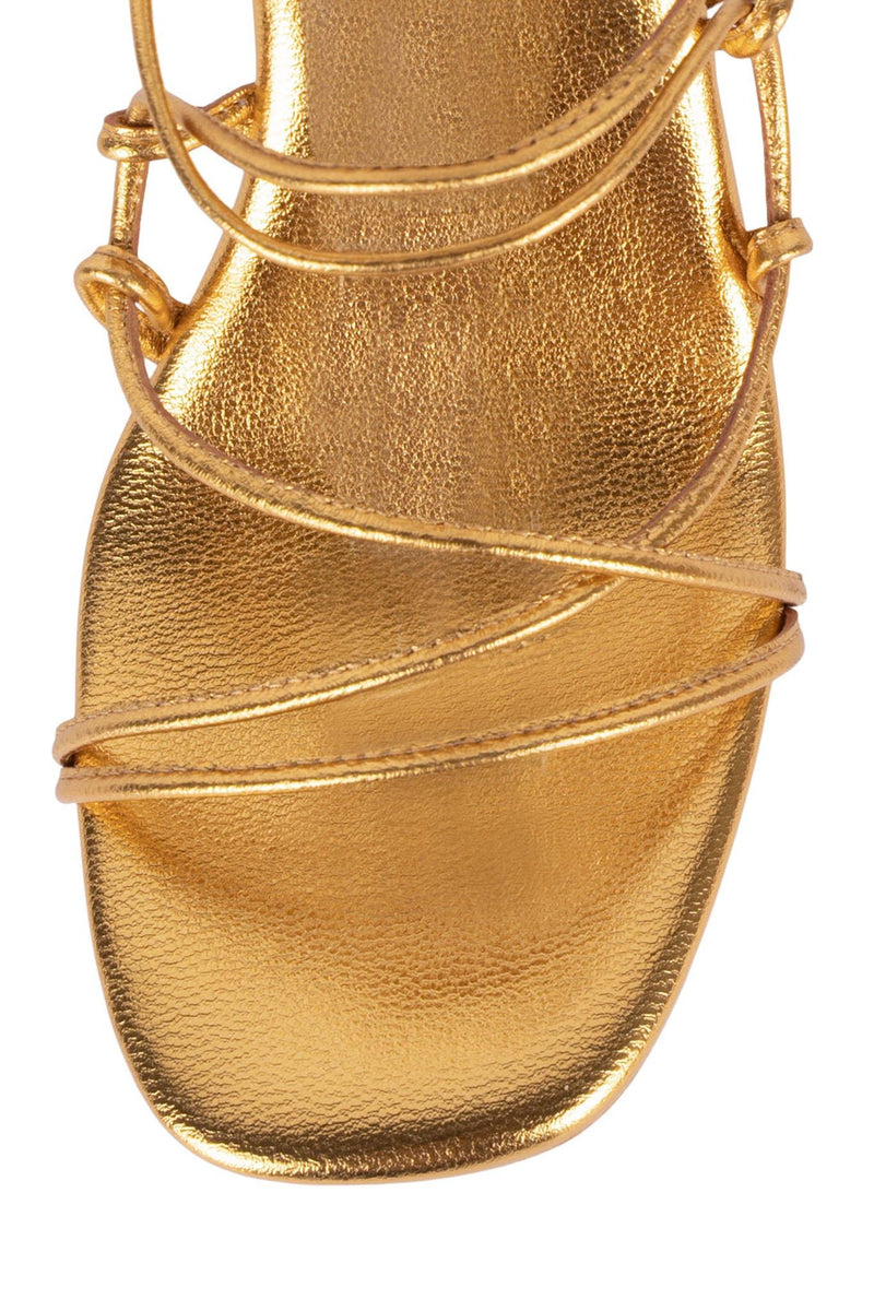 Jeffrey Campbell Liah-2 Women's Platform Sandals Gold | YEZAQLF-12