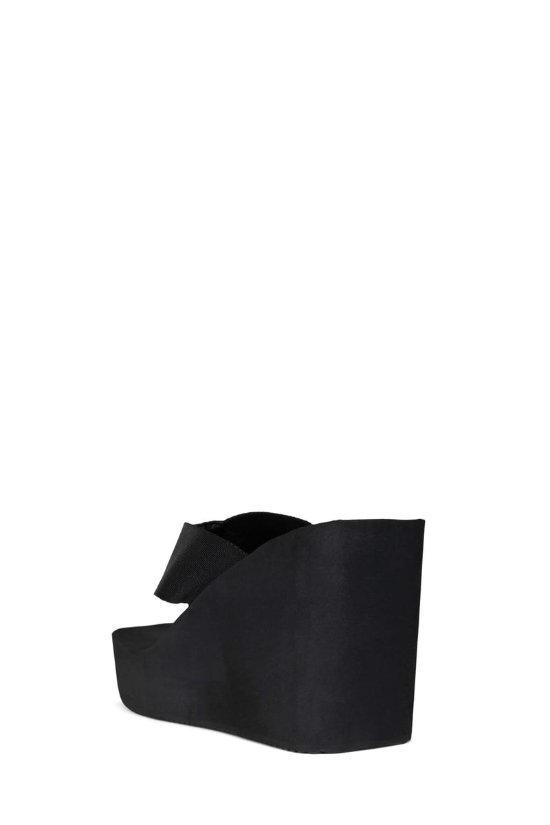 Jeffrey Campbell Lizzi Women's Platform Sandals Black | HBTKMDV-51