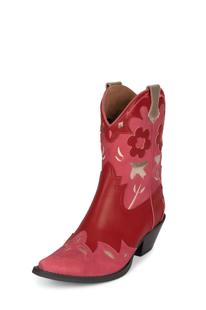 Jeffrey Campbell Looney-Md Women's Western Boots Pink | JQNZIOD-39