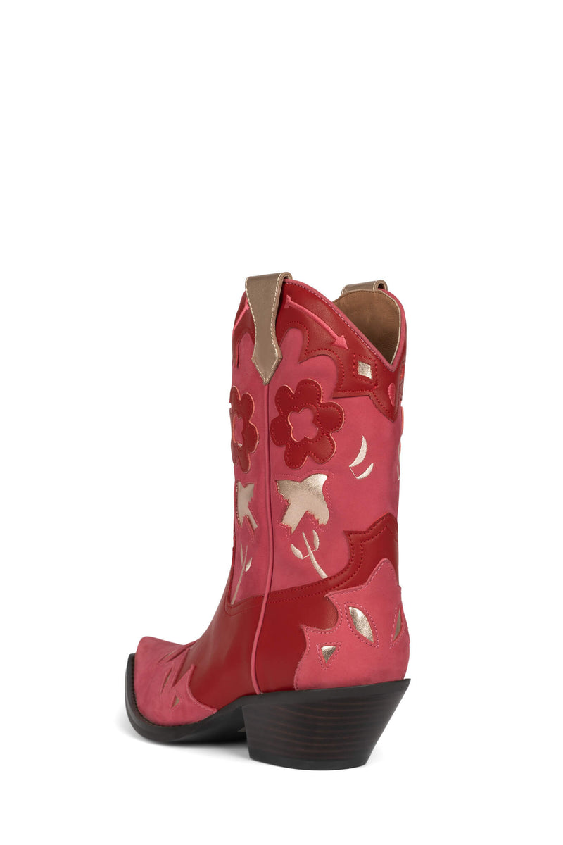 Jeffrey Campbell Looney-Md Women's Western Boots Pink | JQNZIOD-39