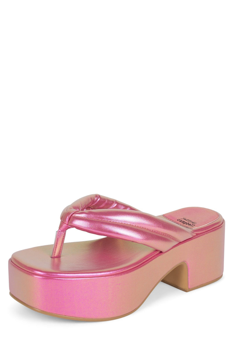 Jeffrey Campbell Luau Women's Platform Sandals Pink | UGQXTEW-48