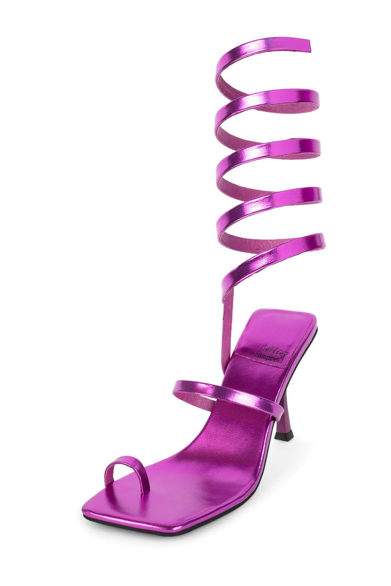 Jeffrey Campbell Luzia Women's Heels Fuchsia | UOVNMGR-12