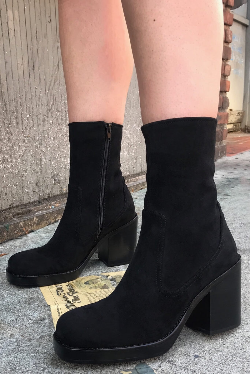 Jeffrey Campbell Maxen-2 Women's Platform Boots Black | TEGQBPI-83