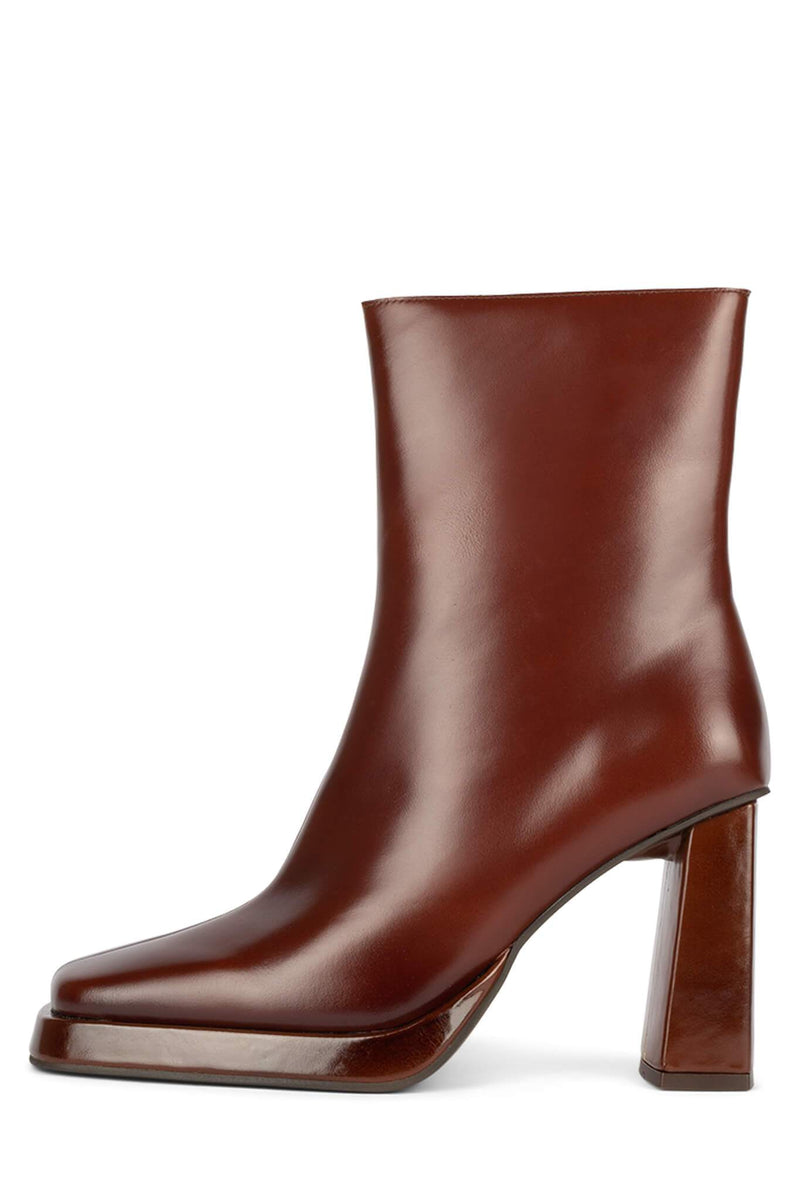 Jeffrey Campbell Maximal-Lo Women's Ankle Boots Brown | SRUIHJY-19