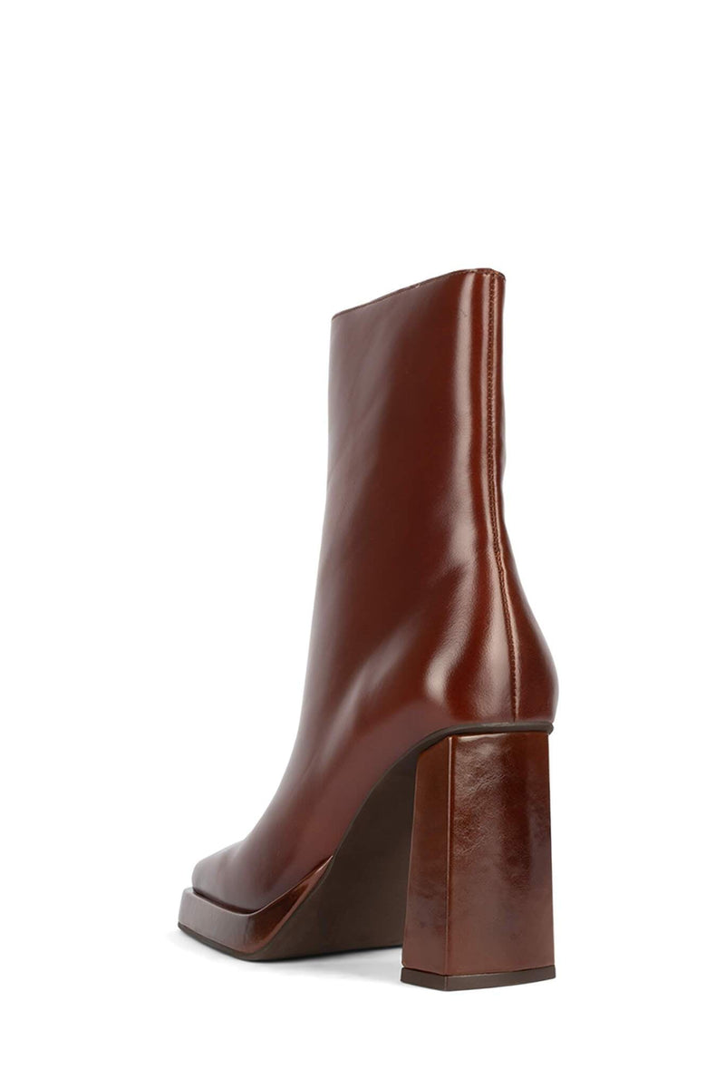 Jeffrey Campbell Maximal-Lo Women's Ankle Boots Brown | SRUIHJY-19