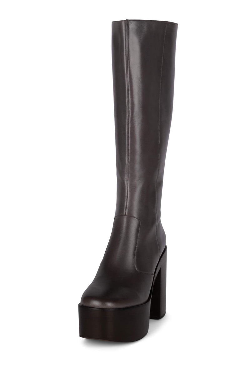 Jeffrey Campbell Mexique-Kh Women's Knee High Boots Dark Grey | YROAMLQ-53