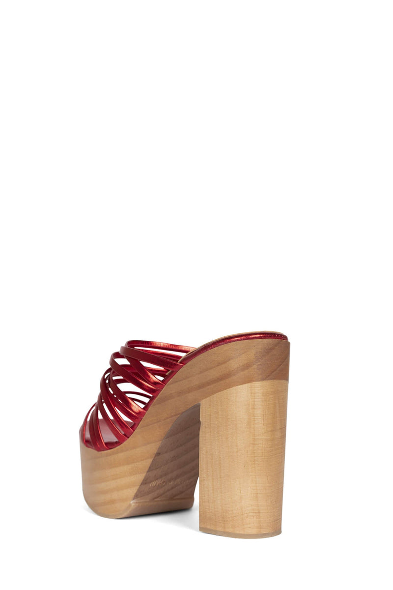 Jeffrey Campbell Mibella Women's Platform Sandals Red | VBNDXLP-64