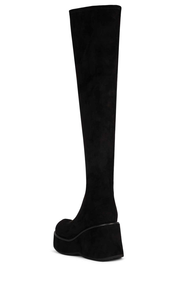 Jeffrey Campbell Millenia-K Women's Knee High Boots Black | JSQZHIU-37