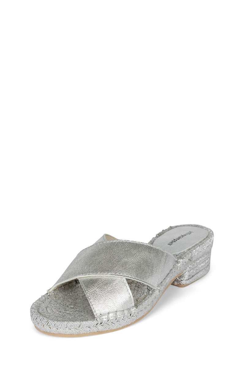 Jeffrey Campbell Monada Women's Heels Silver | WPJKCLV-20