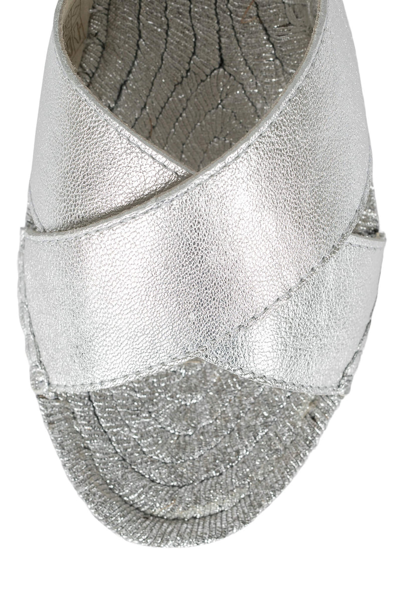 Jeffrey Campbell Monada Women's Heels Silver | WPJKCLV-20