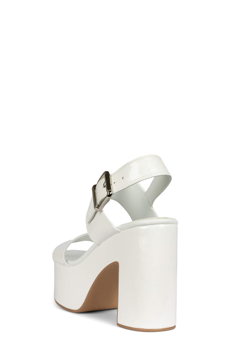 Jeffrey Campbell Moody Women's Platform Sandals White | ENPUZRS-46