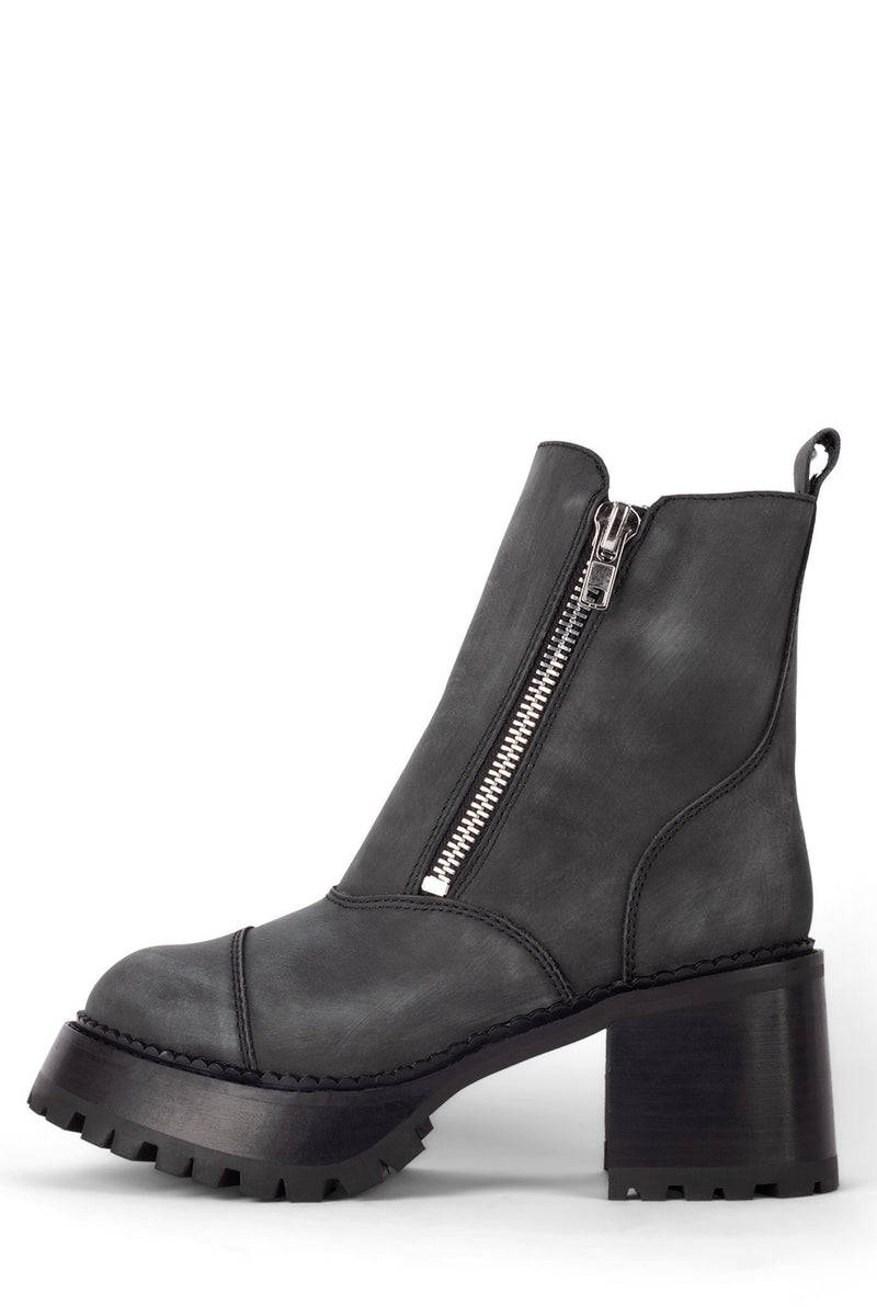 Jeffrey Campbell Motor Women\'s Ankle Boots Black | XRSMNJZ-53